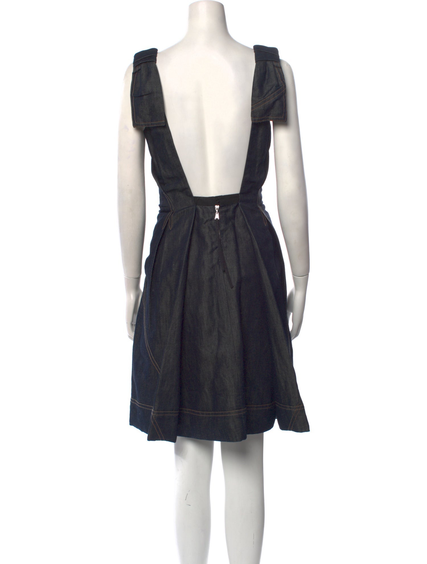 Louis Vuitton Vintage Knee-Length Dress